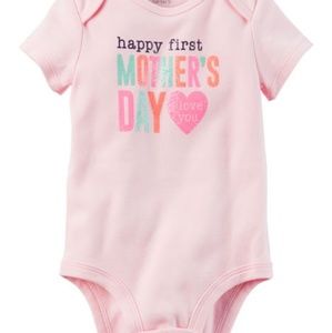 happy first mothers day onesie